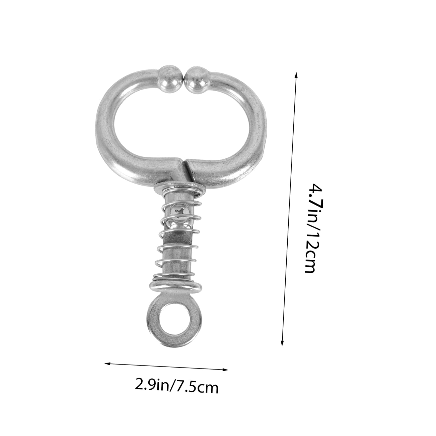 FUNOMOCYA 1Pc Stainless Steel Cow Nose Pliers Livestock Nose Ring Tool for Cattle Management Essential for Farmers Veterinarians Comfortable Design