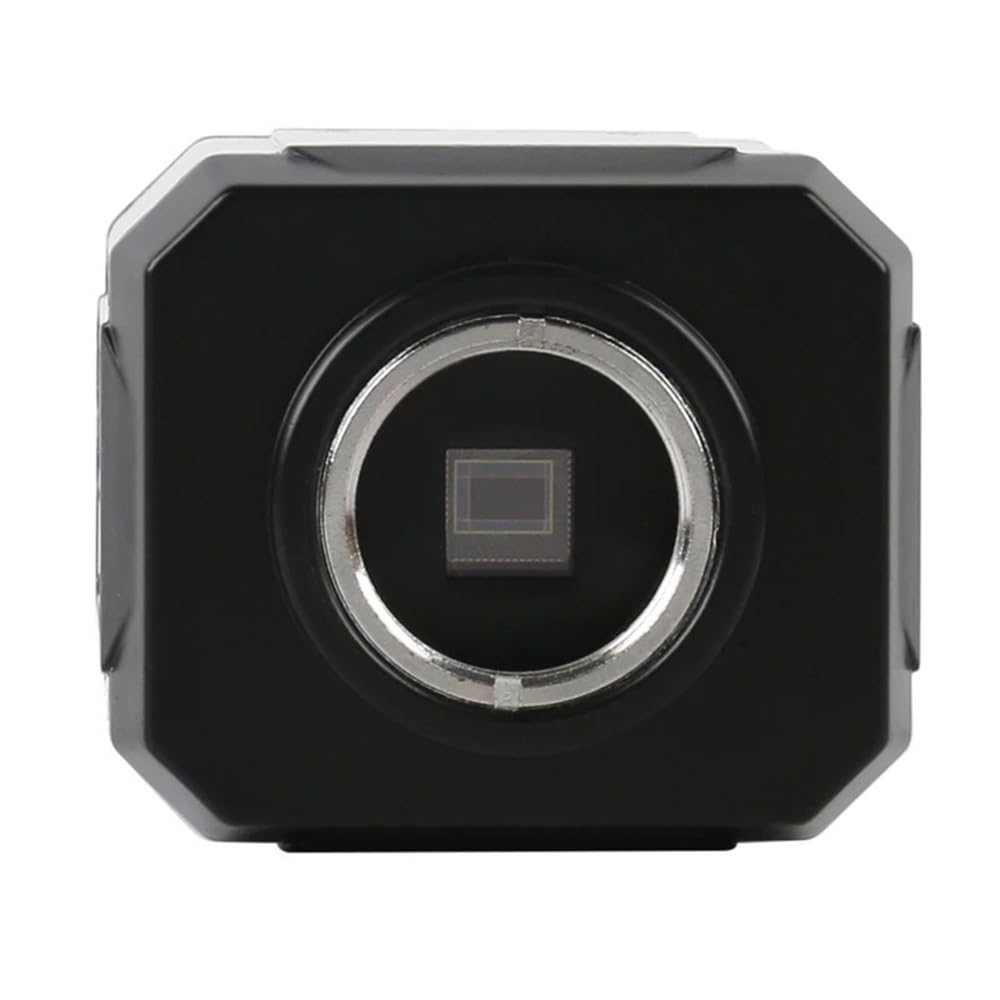 Kit de Accesorios para microscopio Microscopio estereoscópico trinocular Aumento de Zoom Continuo de 3,5X a 90X + Cámara de Video VGA USB AV + Luz LED(Un microscopio Blanco)