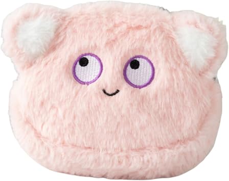 Cartoon Plush Cat Coin Purse,Coin Organizer, Change Holder, Cute Coin Purse,Coin Pouch Zipper for Men & Women