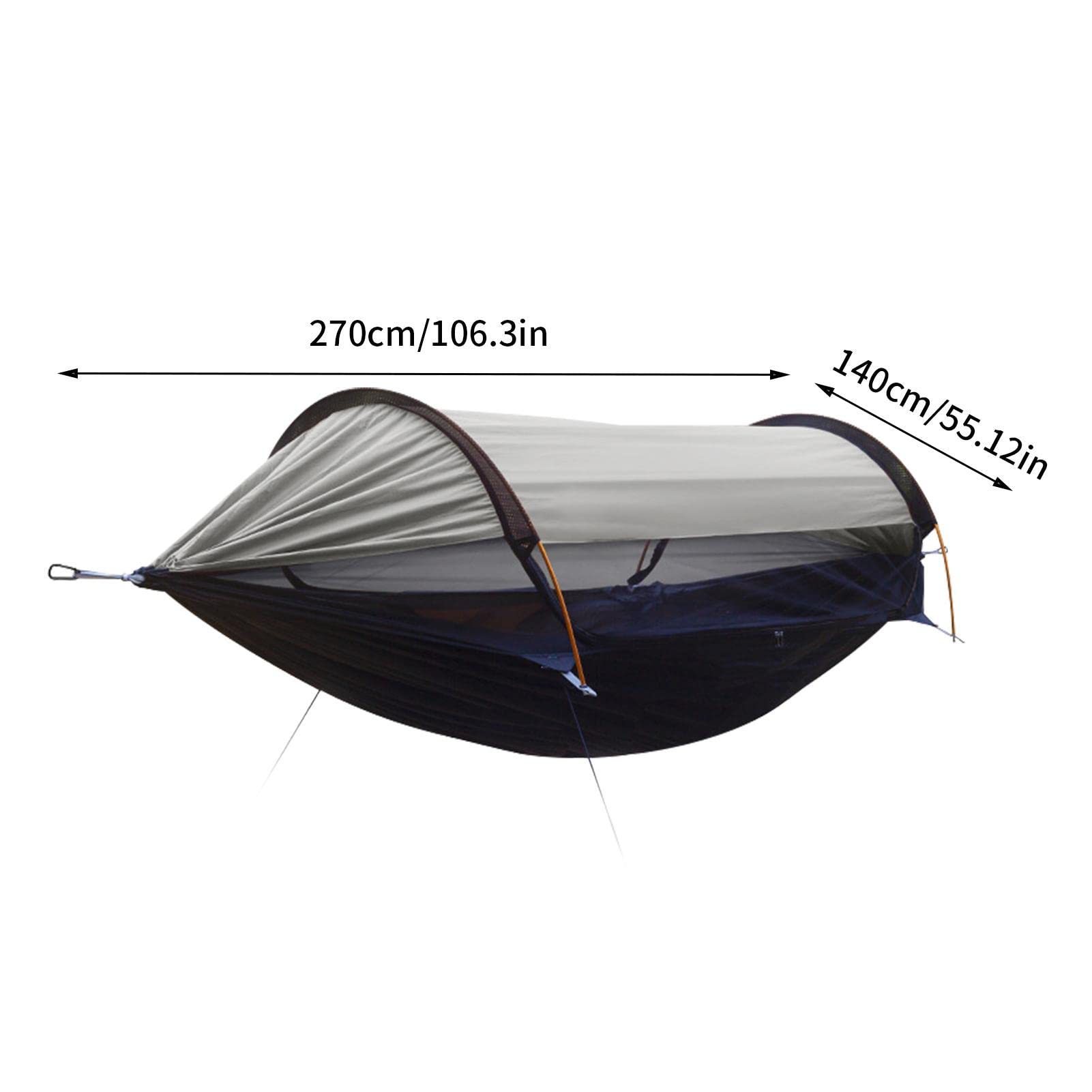 Hamak Hu?tawka - Hamak zewn?trzny z zabezpieczeniem przed wywróceniem si? - Namiot hamakowy dla dzieci Bear 440lb Sun Protection z siatk? ochronn? 360 ° du?ej g?sto?ci na obóz