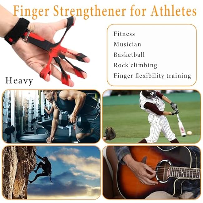 Grip Strength Trainer with Forearm Strengthener, Hand Grip Strengthener, Hand Extension Exerciser, Stress Relief Ball and Hand Grip Strengthener for Muscle Building and Injury Recover(5 PCS)