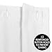 Sweet Jojo Designs White Eyelet Kids Bathroom Fabric Bath Shower Curtain