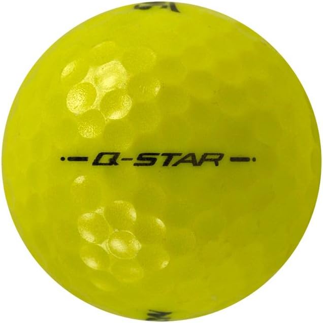 Srixon 50 Q-Star Yellow - Value (AAA) Grade - Recycled (Used) Golf Balls