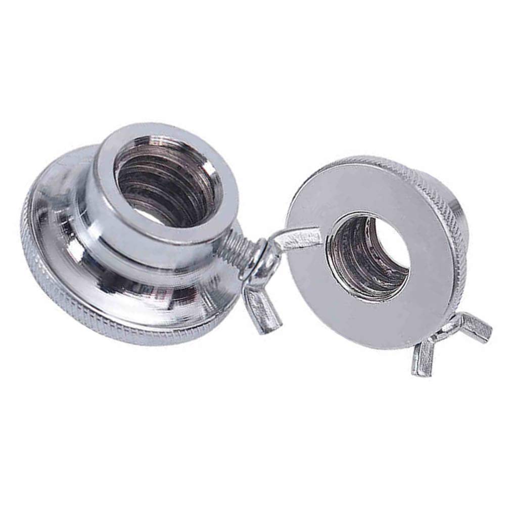 BESPORTBLE Double Lock Nuts 2.5cm Anti-Slip Cast Iron Barbell Dumbbell Weight Clips