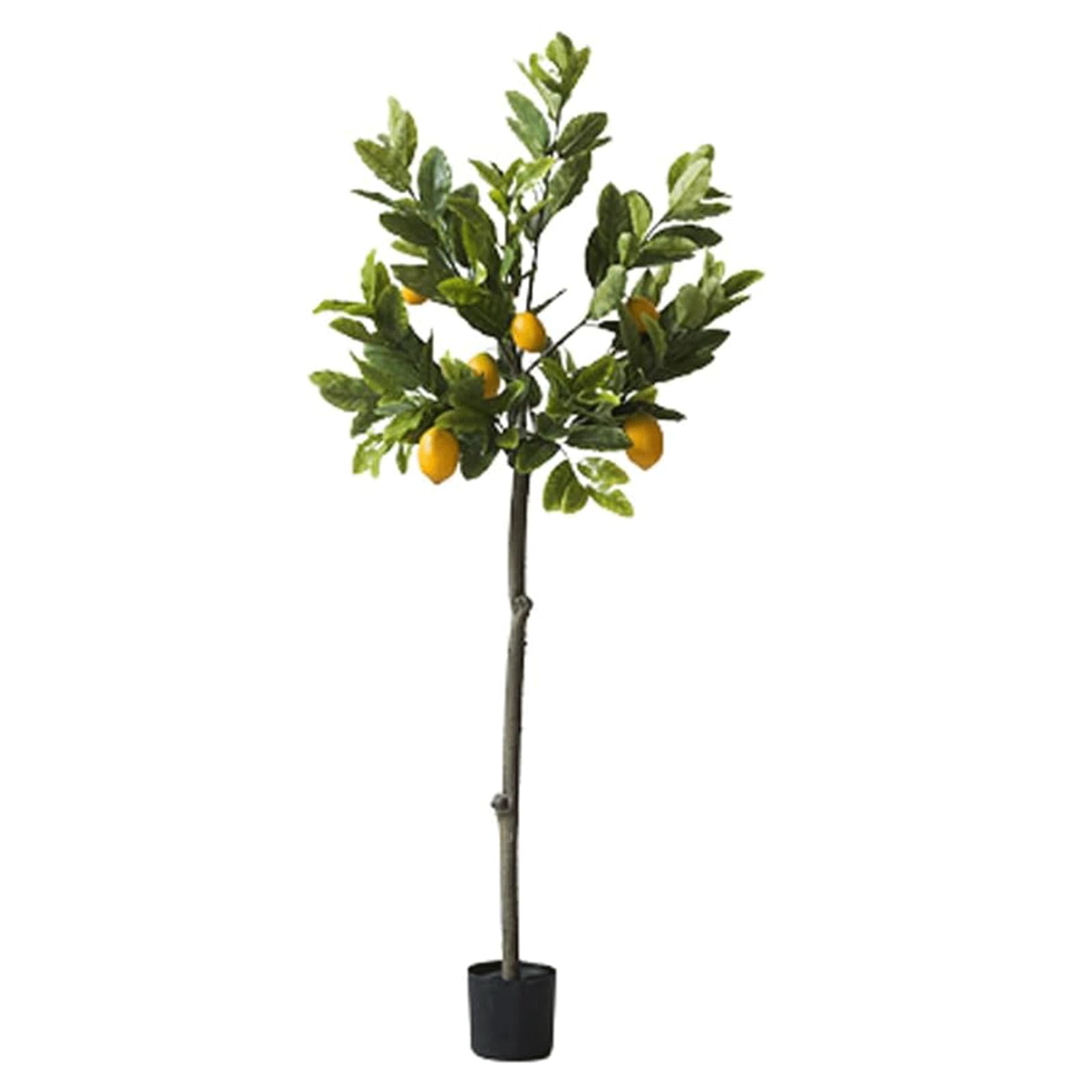 GLJTUO fake tree 4.5ft Fake Tree Artificial Lemon Tree For Indoor Outdoor Simulation Tree Large Realistic Artificial Plant Decor Realistic Design