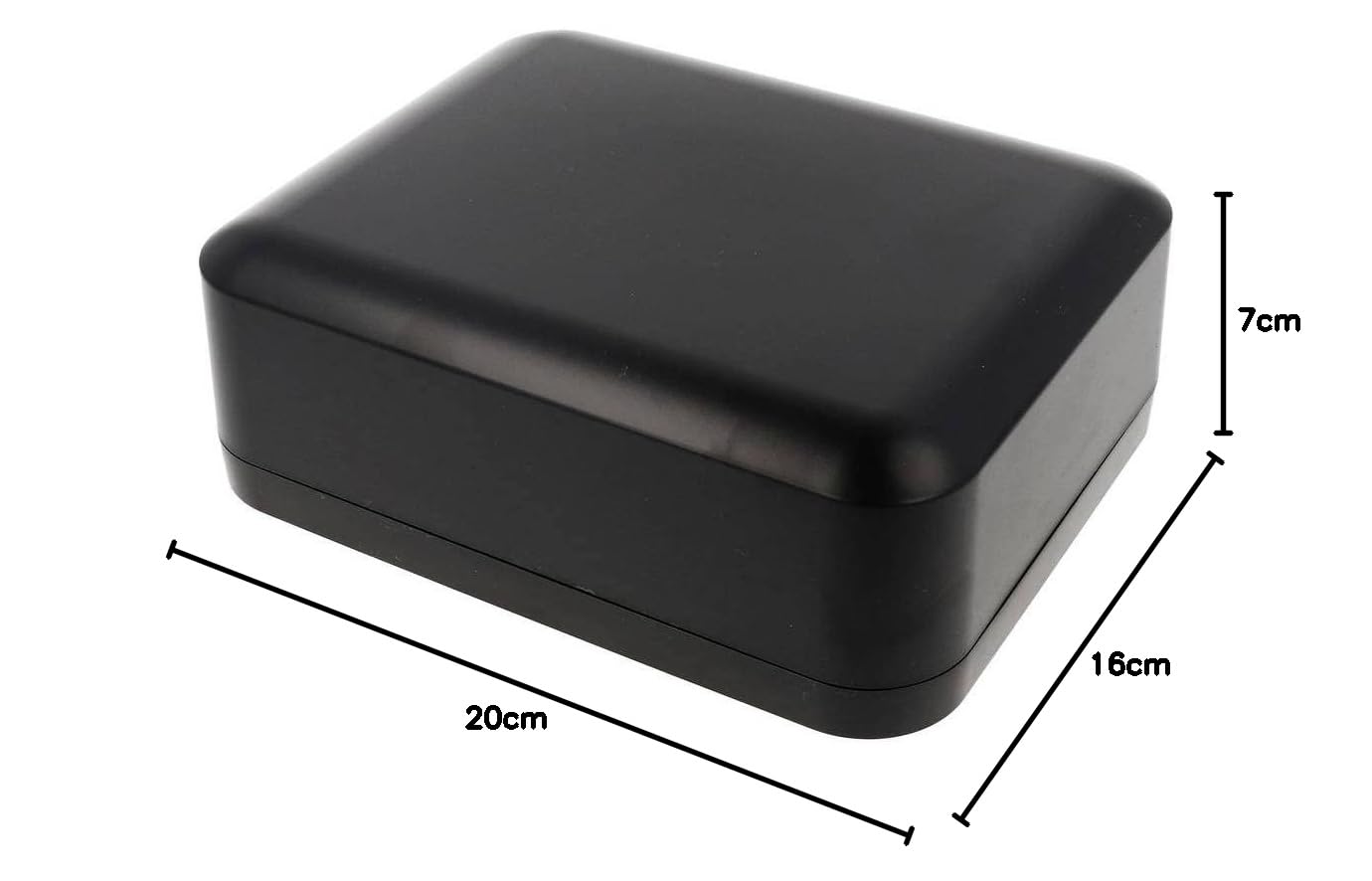 Hammond Electronics 1556GABK Boîtier universel 200 x 160 x 70 ABS ignifuge Noir 1