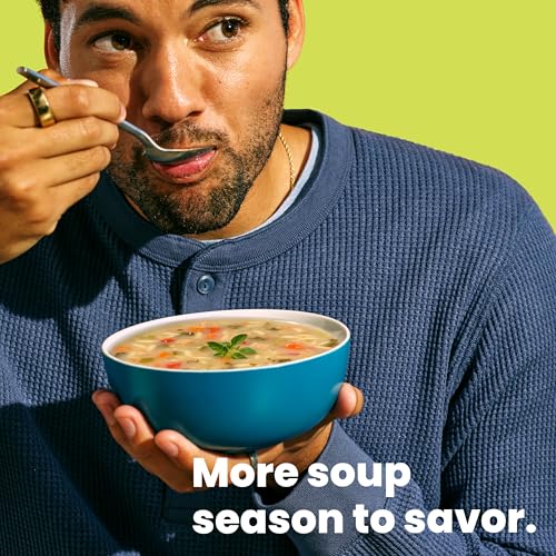 Image of Pacific Foods Organic Greek-Style Chicken Orzo Soup With Lemon and Herb, 16.1 oz Can