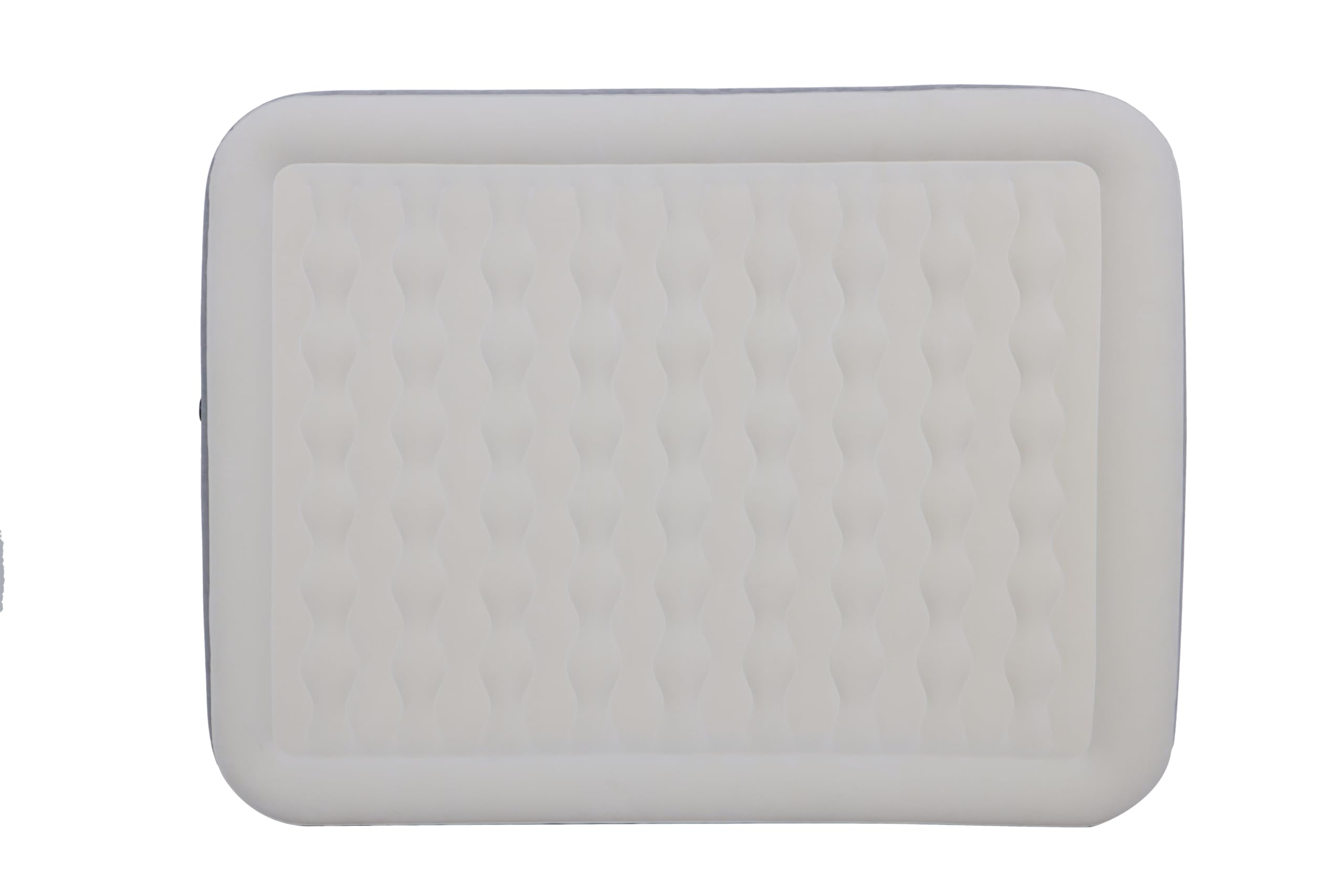 AVENLI Luchtmatras Luchtbed zelfopblaasbaar tweepersoons 203x152x36cm opblaasbaar matras logeerbed met ingebouwde elektrische pomp hoog ligvlak gevlokt oppervlak voor kamperen en thuis
