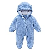 Baby Girl Snowsuit Infant Boy Winter Bear Coat Jumpsuit 3-6 Months For Toddler