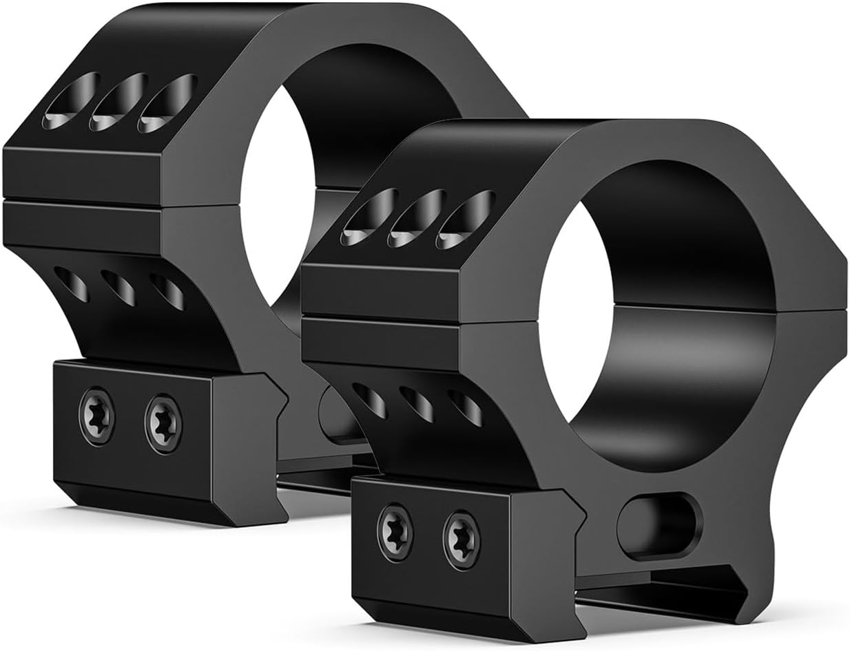 CVLIFE 30mm Scope Rings - Precision Rifle Scope Mount Medium Profile for Picatinny Rails - 2 Pieces