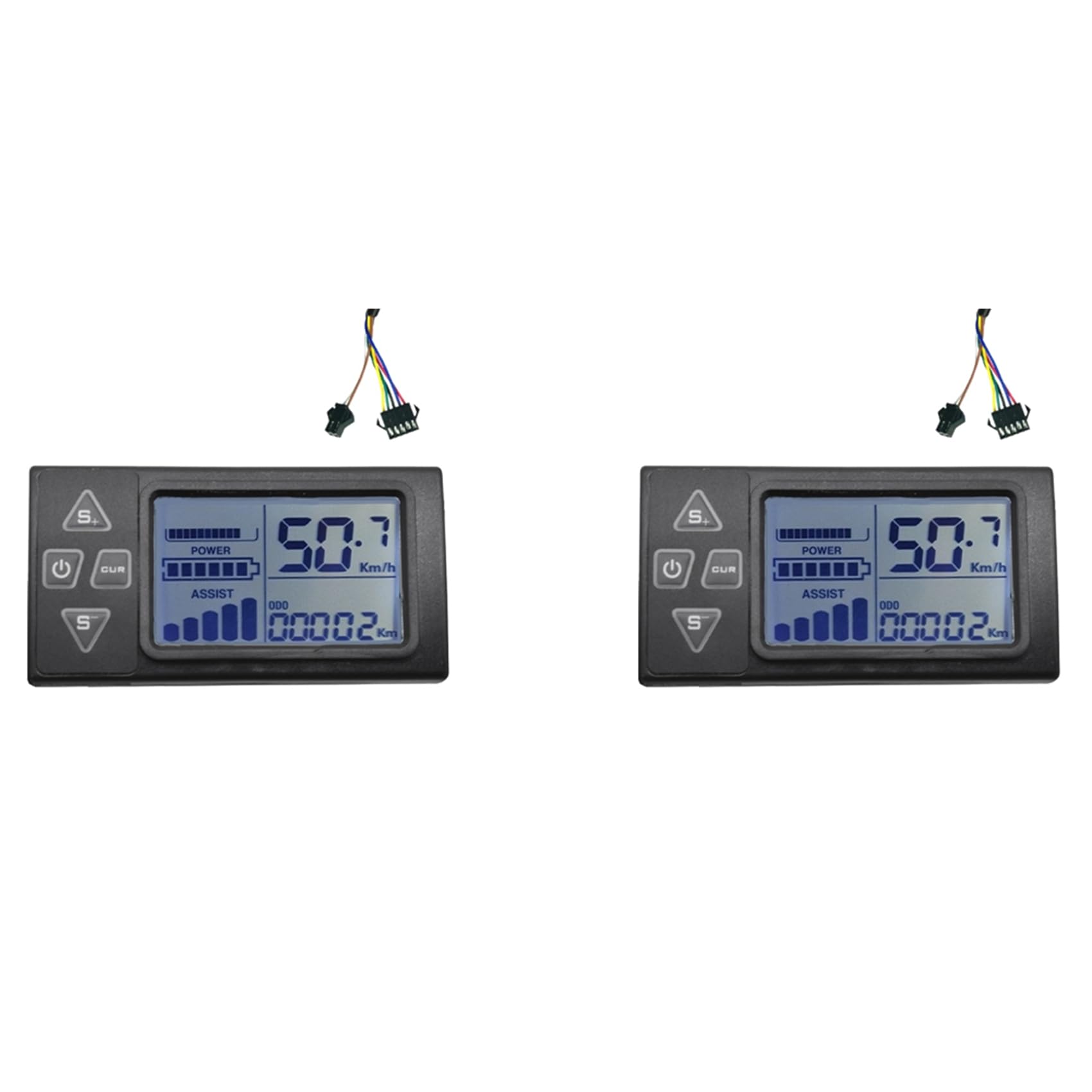Display LCD Per Bici Elettrica S861 - Cruscotto 24V/36V/48V/60V Per Controller BLDC - Spina SM - Foto 9