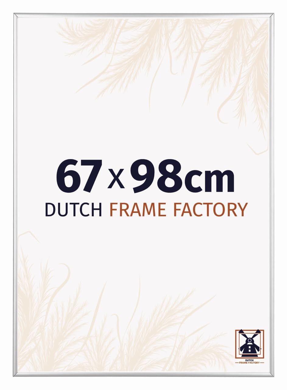 Dutch Frame Factory - Picture frame 67x98 cm Silver High Gloss - Aluminium — image 1