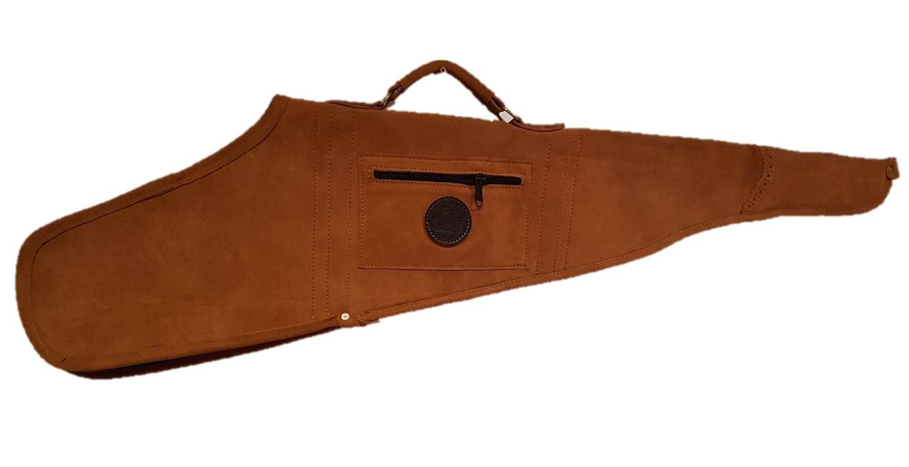 Funda Rifle montado con Visor en Serraje 120cm, Funda Escopeta, Funda Escopeta Caza.