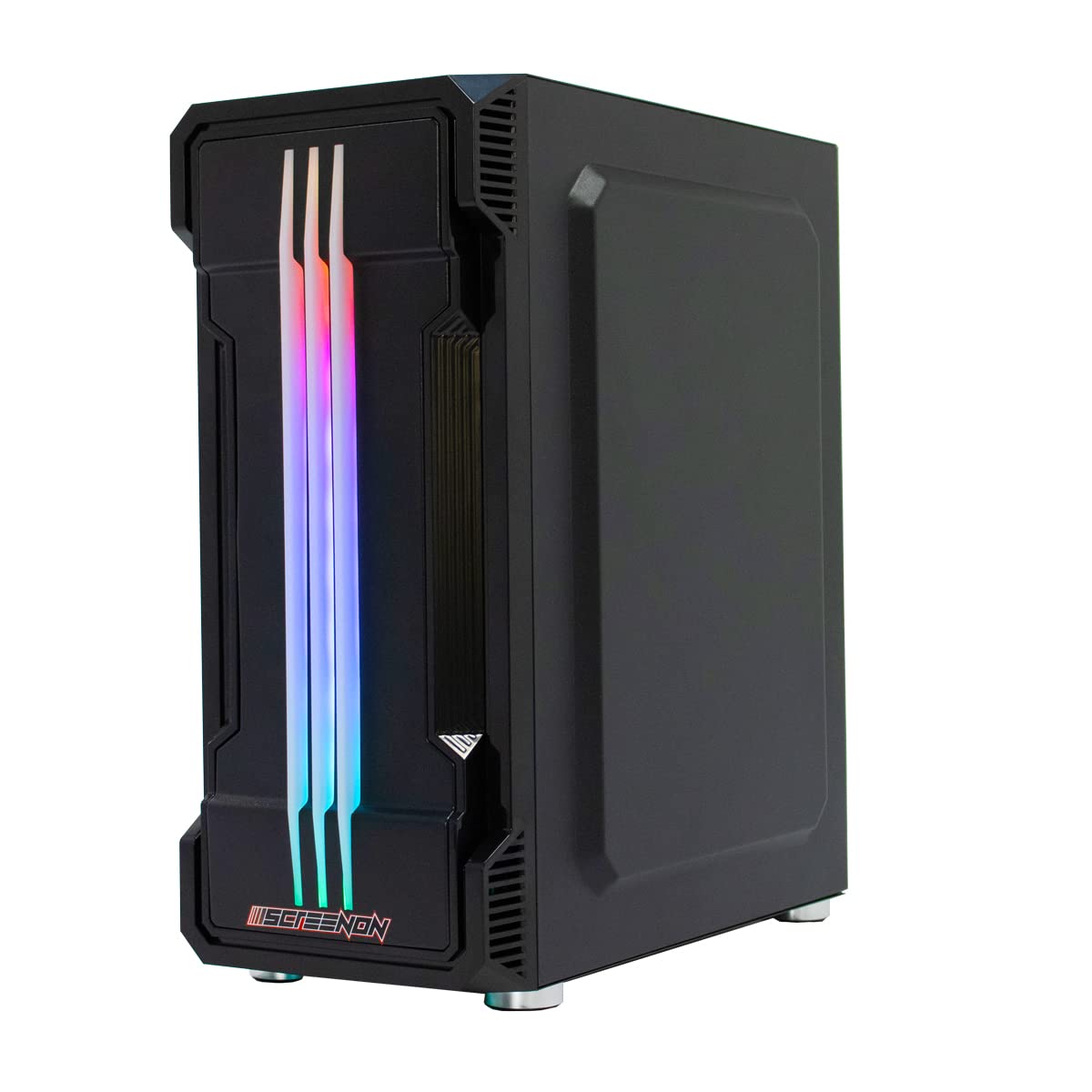 Komputer gamingowy Ryzen 5 5700G • Radeon RX 6500XT (4 GB) karta graficzna • 16 GB RAM DDR4 3200 MHz • 512 GB m.2 • Windows 11 Pro • Wi-Fi 300 Mbit/s • komputer dla graczy z 3-letnią