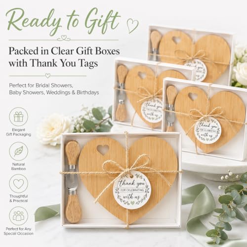 Set de 6 Tablas de Queso en Forma de Corazón miniatura 5