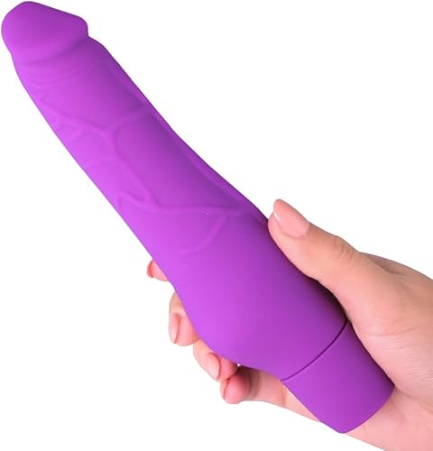 Vibrador de silicona para el pene de juguete sexual para mujeres, consolador vibrador realista