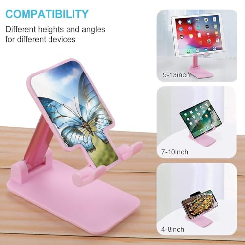 Support de téléphone pliable papillon réglable pour bureau - 3