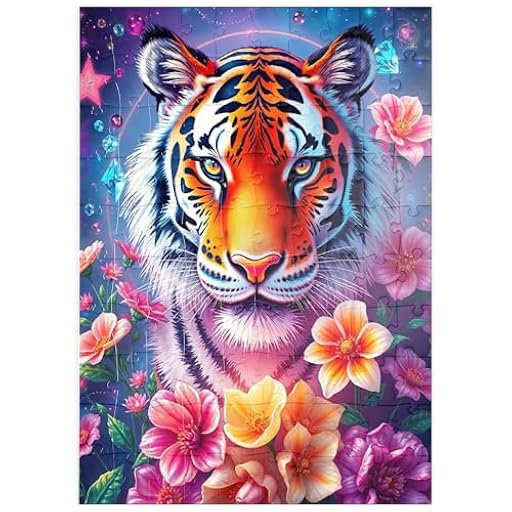 MyPuzzle Tigre Cósmico Viviente con Flores Y Piedras Preciosas - Premium 100 Piezas Puzzles - Colección Especial MyPuzzle de Puzzle Galaxy | Ya disponible en tu tienda friki favorita! En mundofriki.es! MyPuzzle Tigre Cósmico Viviente con Flores Y Piedras Preciosas - Premium 100 Piezas Puzzles - Colección Especial MyPuzzle de Puzzle Galaxy | Ya disponible en tu tienda friki favorita! En mundofriki.es!