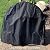 Sunnydaze Firewood Log Hoop Cover - Heavy-Duty Outdoor Weather-Resistant Polyester with PVC Backing - 48-Inch - Black