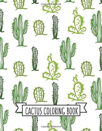 Cactus Coloring Book: Coloring Toy Gifts for Kids or Adults | Cute Easy and Relaxing Realistic Animal Large Print Birthday Gifts