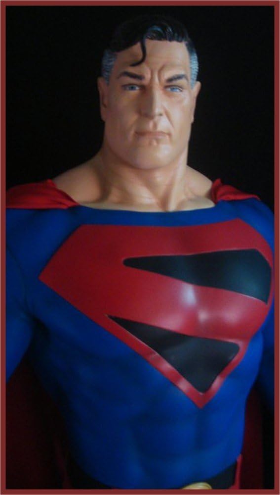 Life Size Alex Ross Superman "Kingdom Come" Superhero Statue Prop