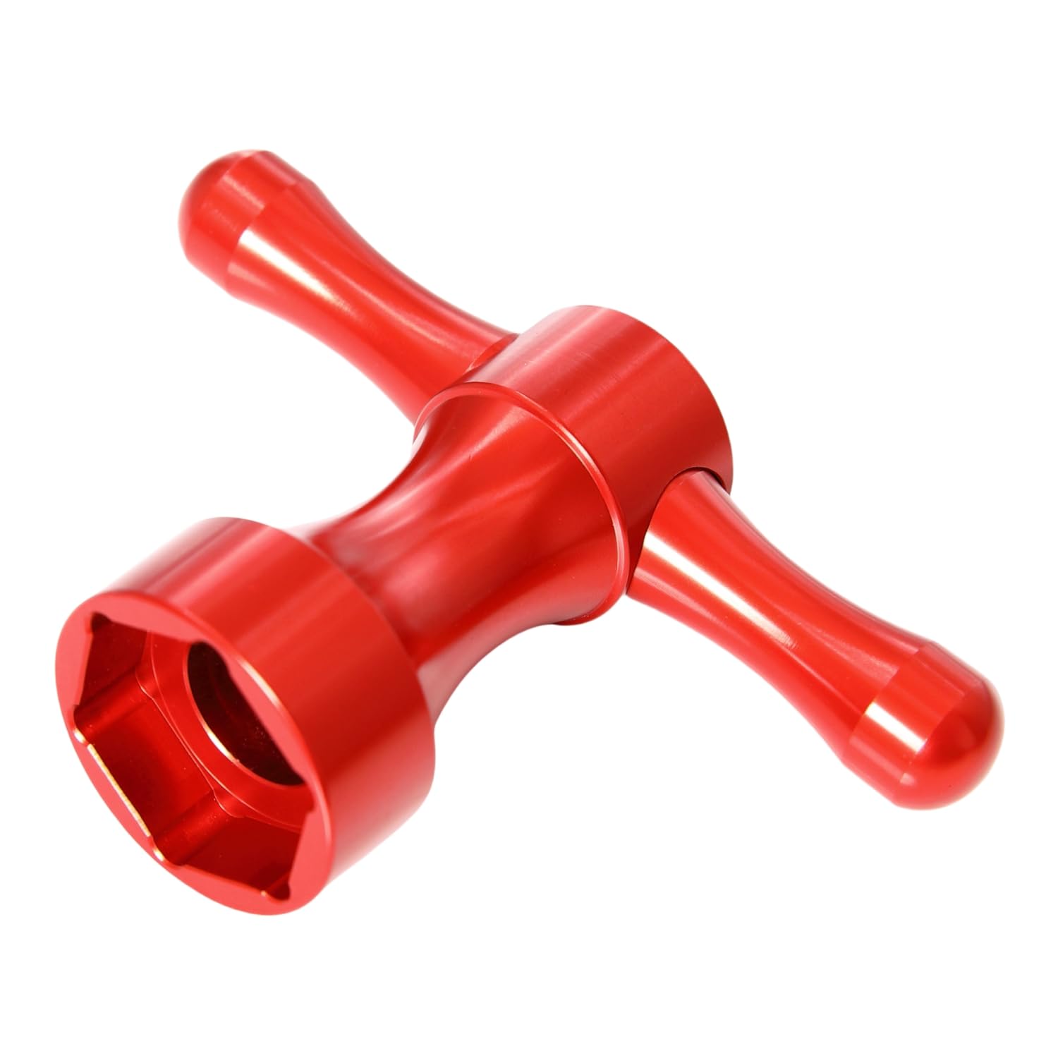 GTBRacing 24mm Wheel Hexagon Screwdriver Hex Wrench for 1/5 RC Car HPI Baja LOSI 5ive T DBXL Tool (Red)