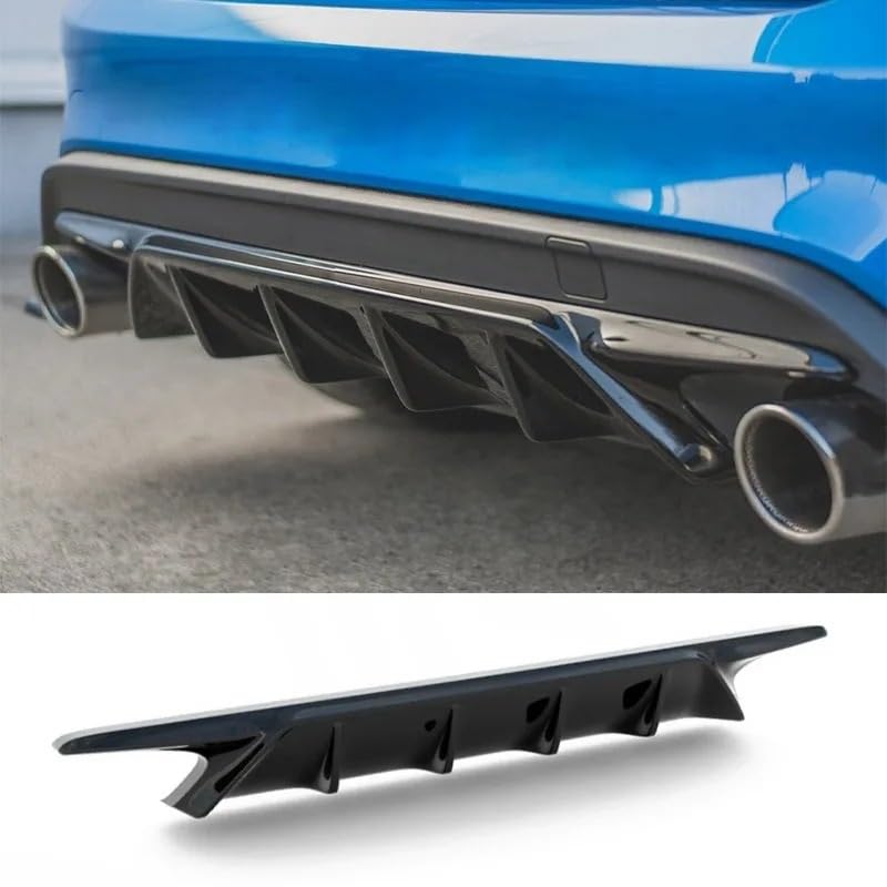 Difusor trasero para Ford Focus Hatchback ST Mk4 parachoques tuning cenefa spoiler 2019-2025 3