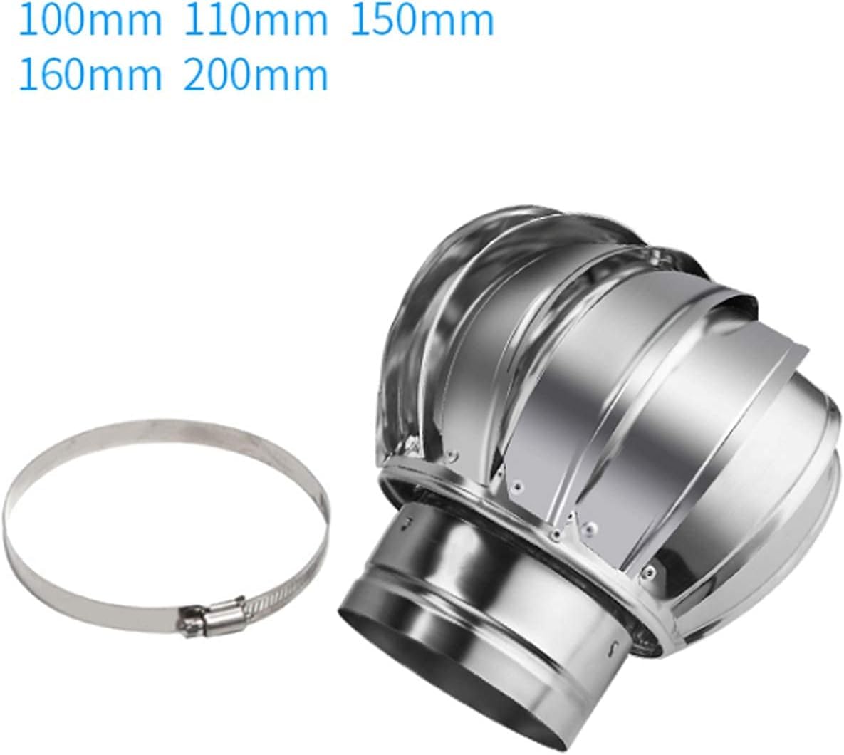 Nasada kominowa Obrotowy Nasada kominowa, Obrotowy Nasada kominowa, Wentylacja Nasada Nasada, Stal nierdzewna Wentylacja Nasada Obrotowy Obrotowy Przeciwciągowy (160mm)