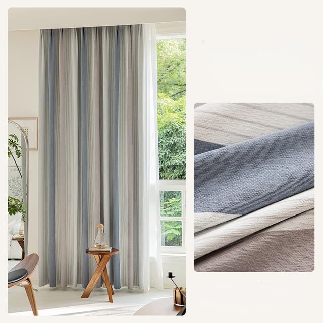 Hotel Curtains Thickened Sunscreen Bedroom Curtain Shading Heat Insulation Living Room Drapes-A,Custom Contact us,Pull Pleated Tape