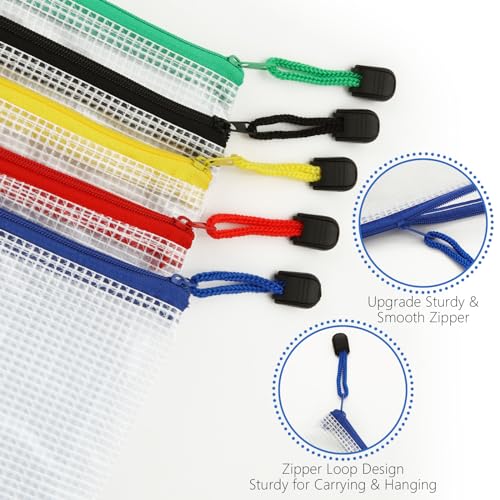 Pochette document A3 plastique transparent avec fermeture eclair pour classement - 4