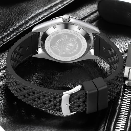 Image of ADDIESDIVE Mens Watch Automatic NH35 /8215 200M Luminous Easy to Read Dial Wrist Watch Minimalist Fashion Simple Watch Analog Date with Leather Strap and Bracelet