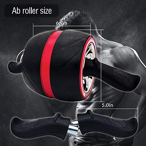 Roda abdominal HT-Direct – Exercício abdominal e central para exercícios abdominais – Gaint Ab Wheel