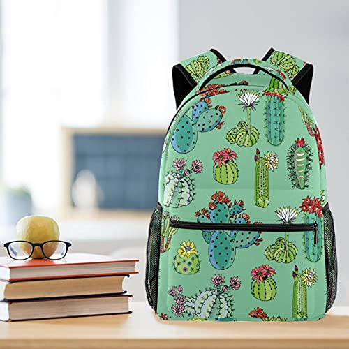Sac à dos léger cactus pour soulager le dos des écoliers