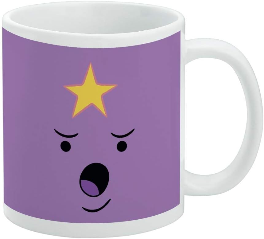 Adventure Time Lumpy Space Princess Ceramic Coffee Mug, Novelty Gift Mugs for Coffee, Tea and Hot Drinks, 11oz, White