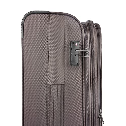 Image of Large Check-in Suitcase (79 cm) - NUVALDO Superior 79 8W - Brown