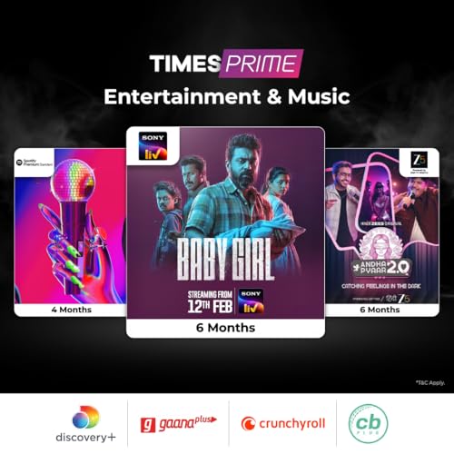 Image of Times Prime Premium Membership | Exclusive Benefits for Lifestyle, Movies & Travel | Watch on TV, Mobile, Laptop (Email Delivery of Membership Code within 2 Hours)