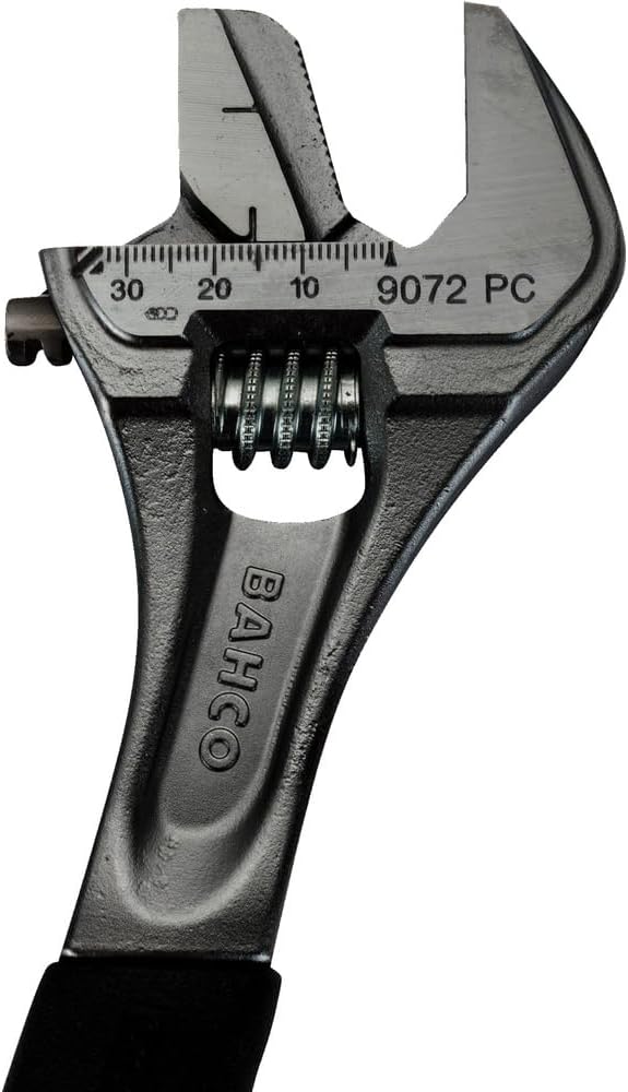 Bahco 9072 PC Ergo Adjustable Wrench, 10"