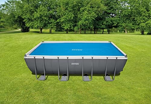 Intex Solar Cover for 18ft X 9ft Rectangular Frame Pools, Measures 17' 8" X 8' 4"