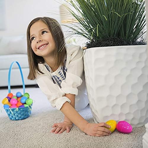 100PCs Easter Eggs Prefilled with Assorted Small Toys for Easter Basket Stuffers, Easter Eggs with Toys Inside for Easter Party Favors, Kids Easter Gifts