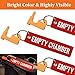 Ficero Chamber Safety Flag for Rifle Handguns Shotgun Pistol, 10 Chamber Safety Flags with 10 Bright Red Tags, Universal Compatibility