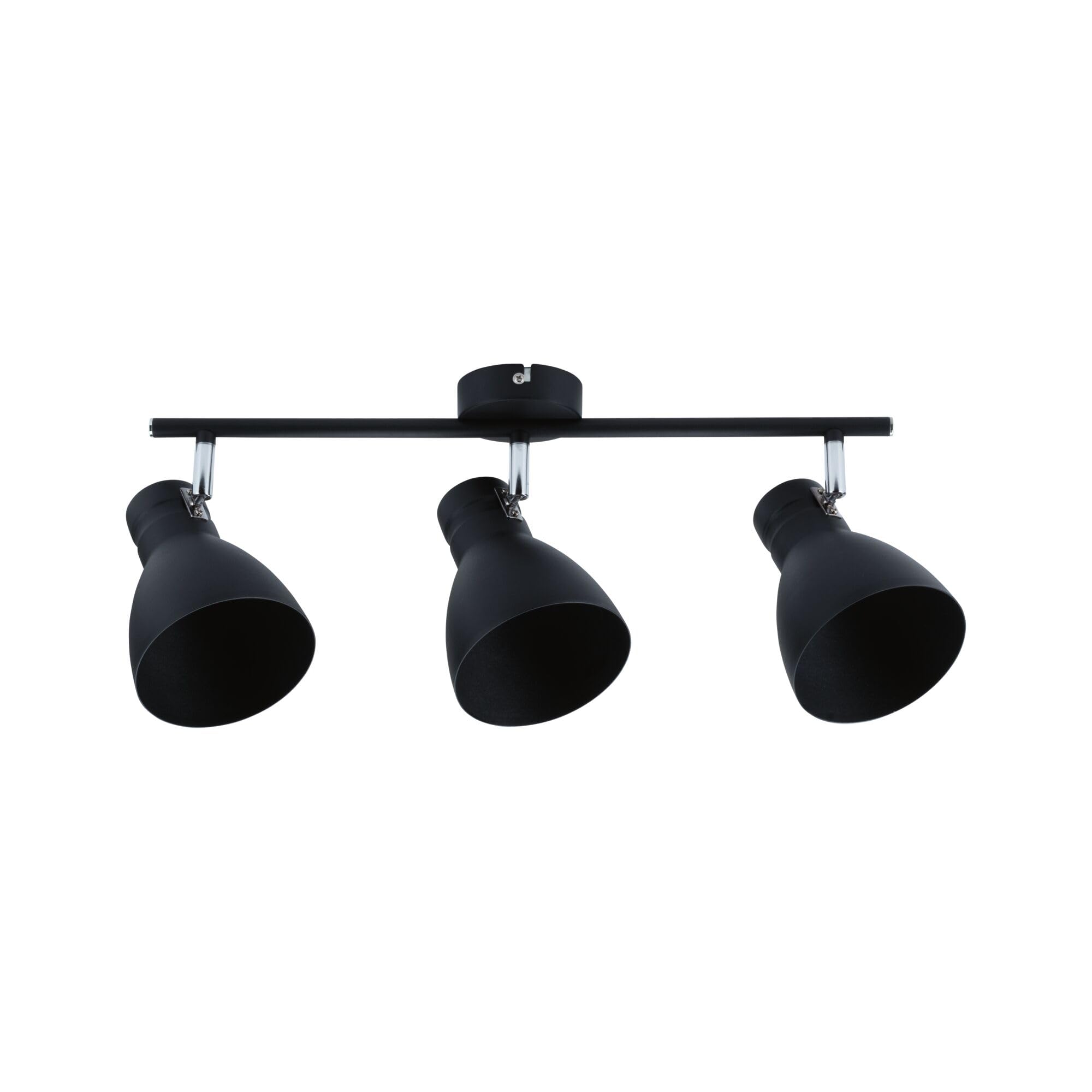 Paulmann Davy Ceiling Light Black, Three-Bulb