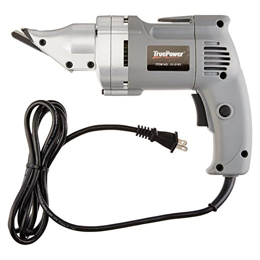 TruePower 01-0161 Heavy-Duty Electric Metal Shear with Swivel Head