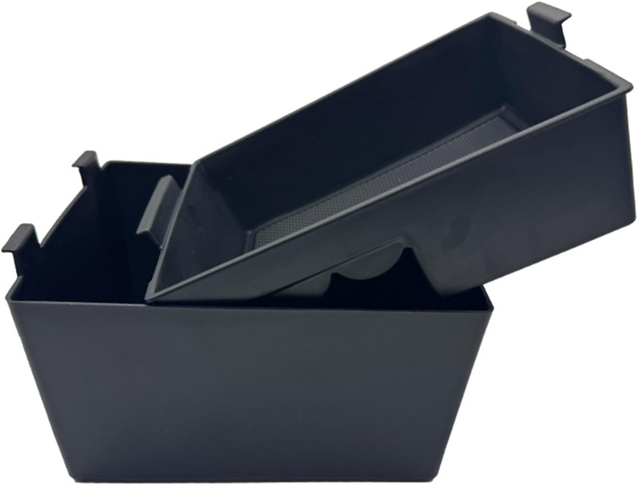 Car Glove Box Organizer Fit for Ford Maverick Armrest Box Central Control Storage Box Compact(White)