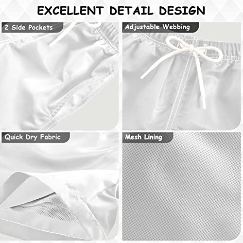 DOMIKING Neon Green Boys' Swim Trunks Mesh Lining Toddler Swim Shorts Quick Dry for Kids Adjustable Waist 2T-163