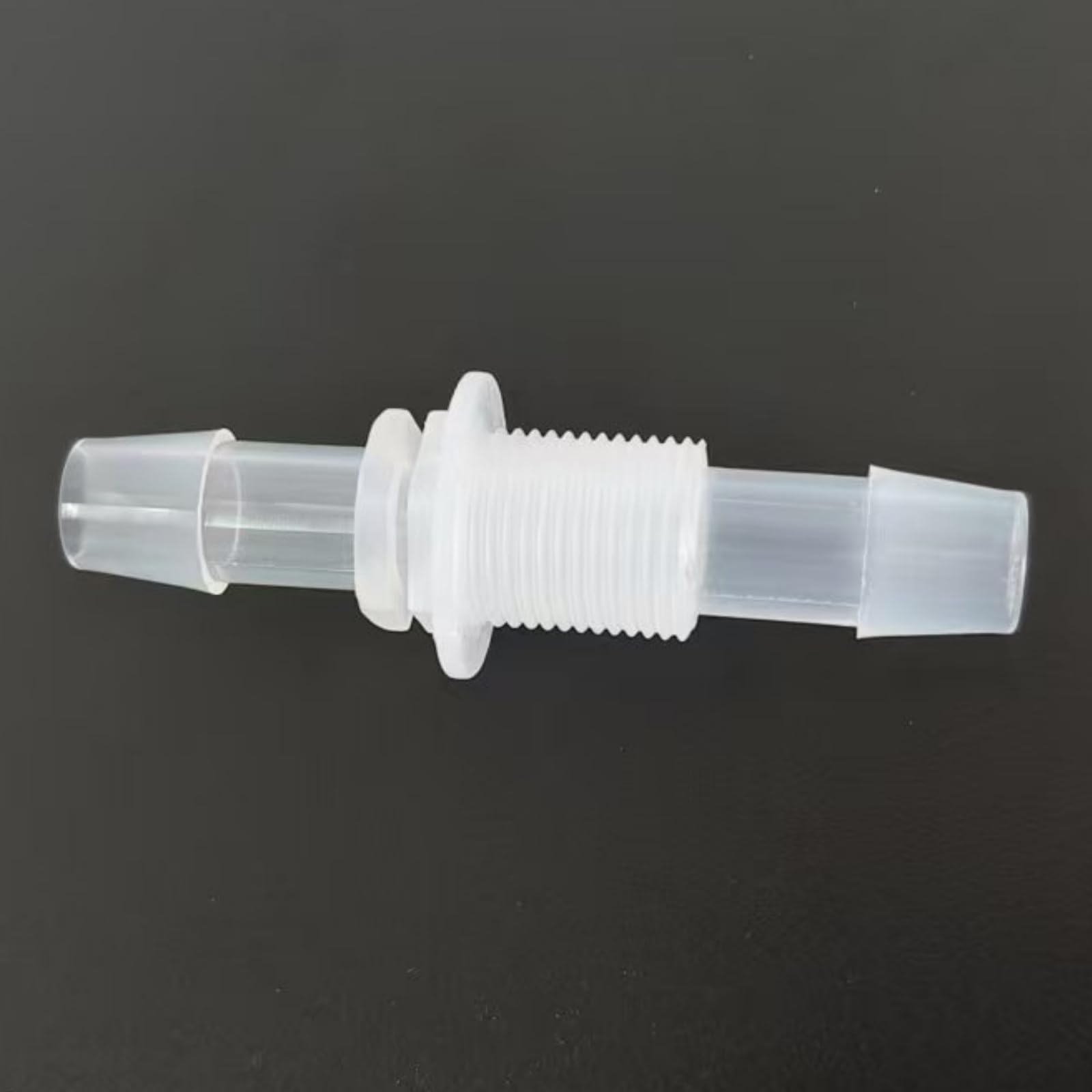 Accesorios de manguera de plástico reutilizables, paquete de 50 conectores de grado alimenticio para acuarios y laboratorios, 5/16 pulgadas, rosca macho M12