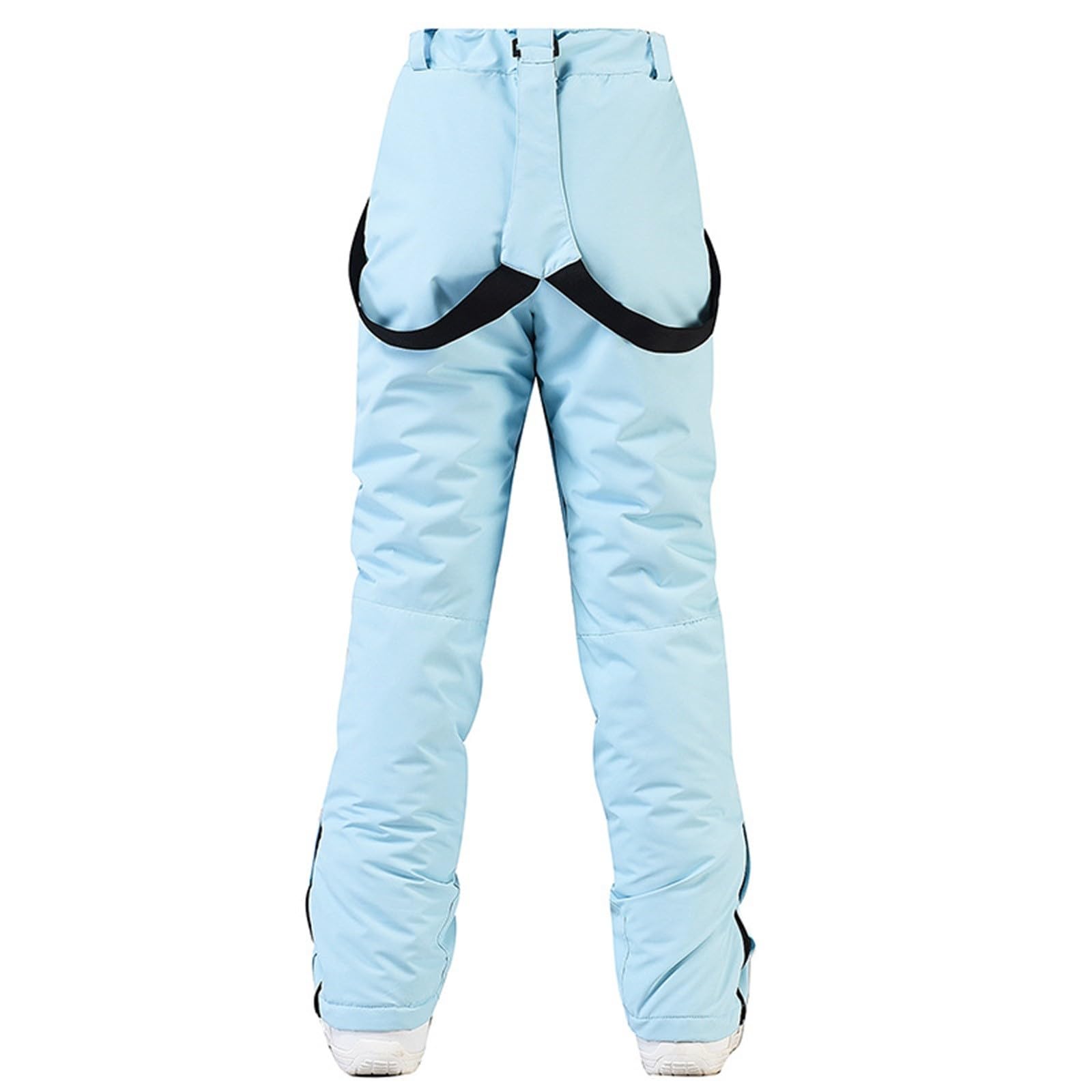 Générique Legging De Grossesse isolée pour Femme, Pantalon à Bretelles Couleur Unie Abdominale (Blue, XL)