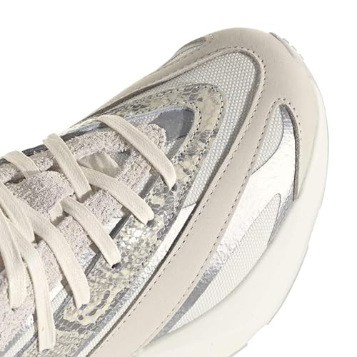 adidas Women's Lightblaze, Off White/Silver Metallic/Grey, 5 - image 6