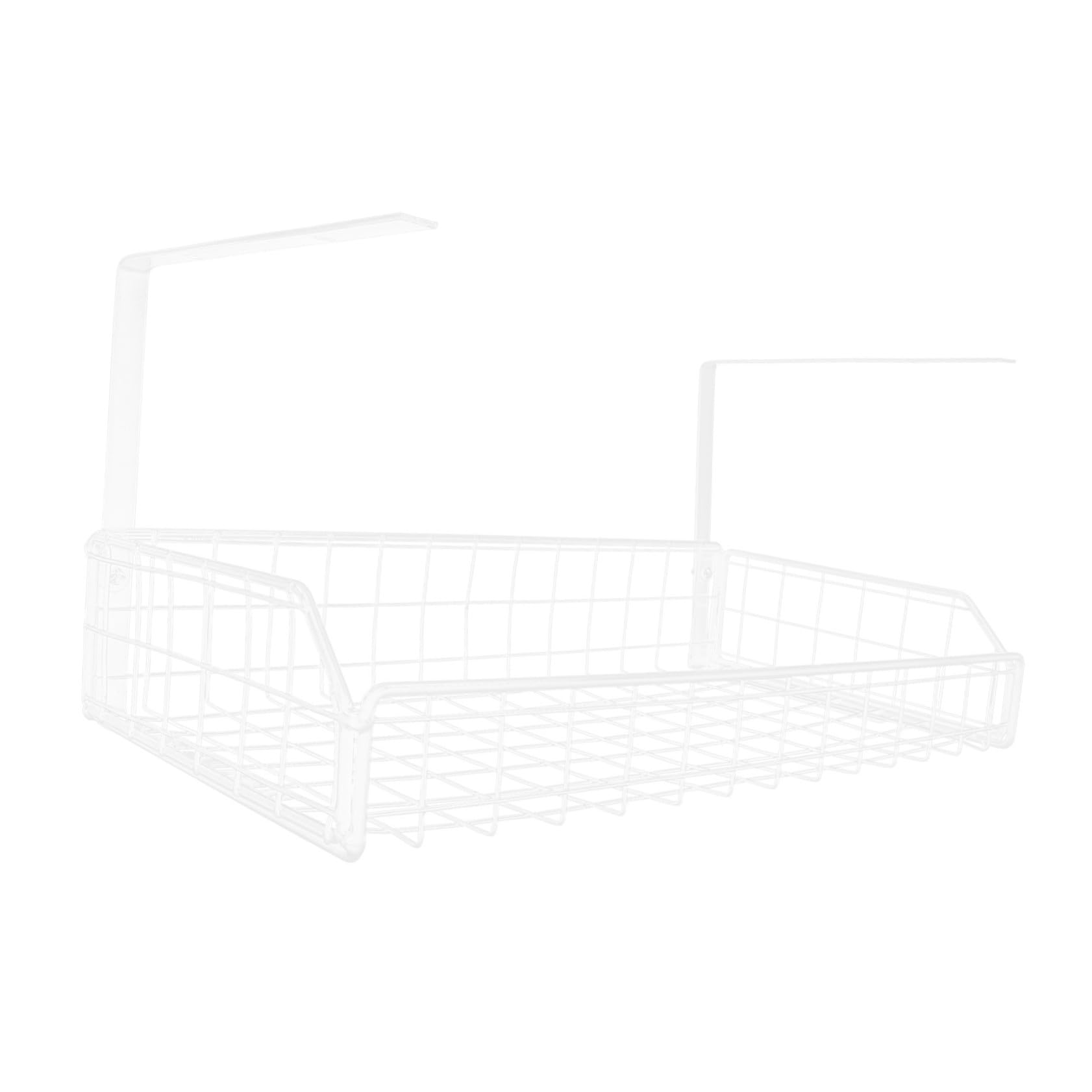 Organisateur de Câbles de Bureau Blanc en Fer Gestion des Câbles Bureau Stabilité et Espace de Travail