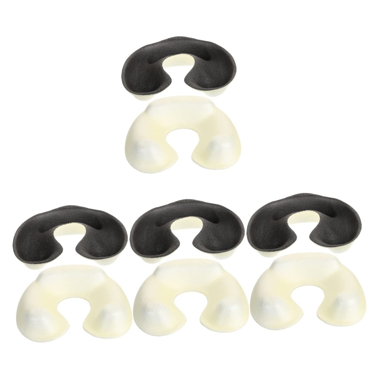 LALAFINA 4pcs Perm Bowl Lightweight Tray Barber Neck Basin Headwash Hair Color Rest Shop Shampoo Equipment Washing Hairdressing Salon Perming Container Protector Home Portable for