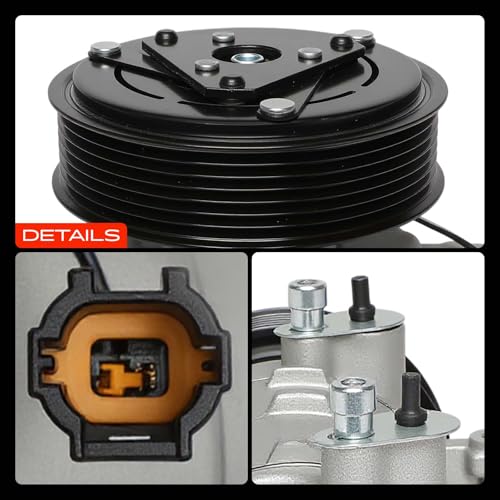 A-Premium Air Conditioner AC Compressor with Clutch Compatible with Nissan Frontier 4.0L 2.5L 2005-2019, Xterra 4.0L 2005-2015 by A-Premium - Used condition - Image 9